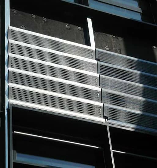 Detalj ventilirane fasade (shema)